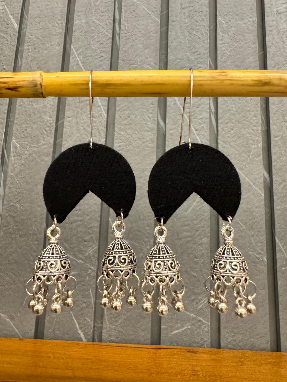 Black Chand earrings